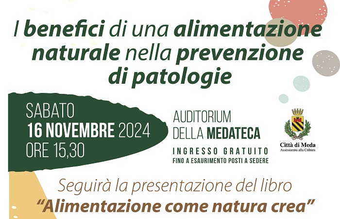 Appuntamento presso l'Auditorium della Medateca -
Seguirà la presentazione del libro 