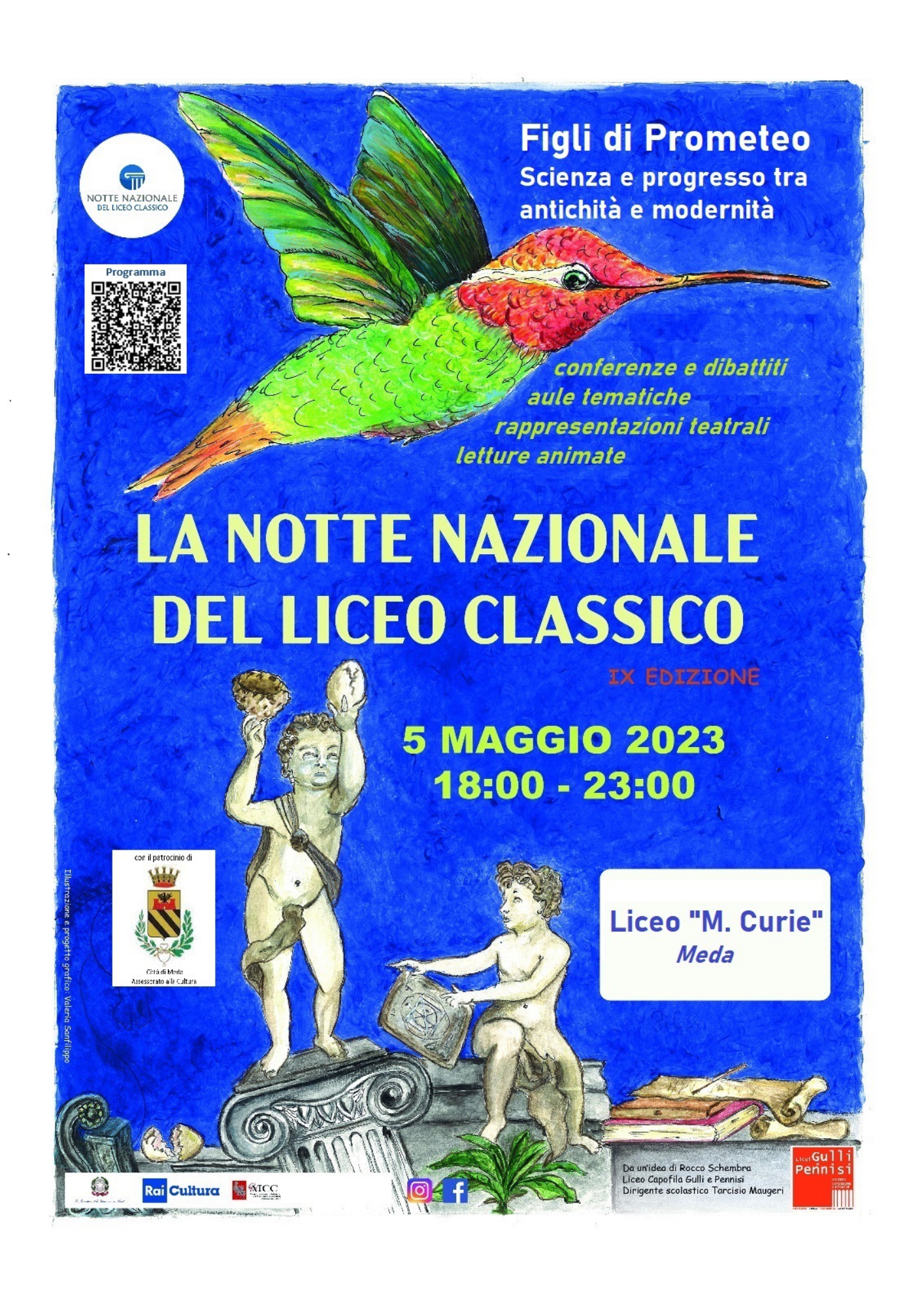 Dalle ore 18:00 alle ore 23:00 presso Liceo Scientifico Classico 