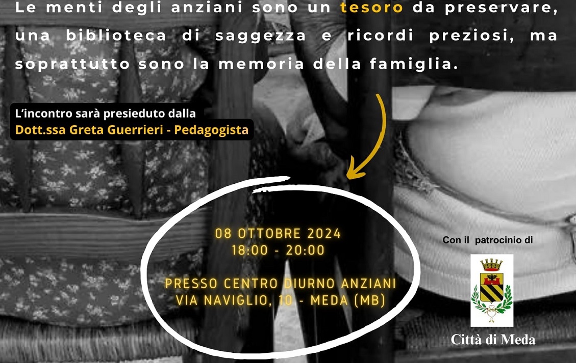 Incontro presieduto dalla Dott.ssa Greta Guerrieri Pedagogista. La serata aperta alla cittadinanza, è rivolta a famiglie, giovani, figli, madri e anziani.